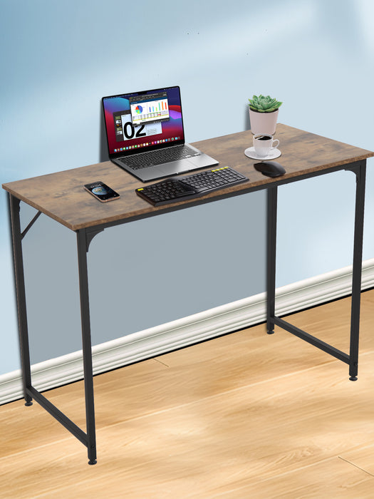 39.4" Inch Computer Desk, Home Office Desk, Modern Work Desk, Writing Desk for Small Space, Simple Desk, PC Table, Gaming Desk, Space-Saving Workstation