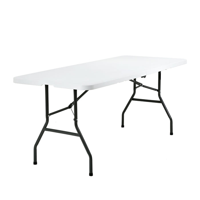 Plastic 6ft Folding Table for Parties  Backyard  Events