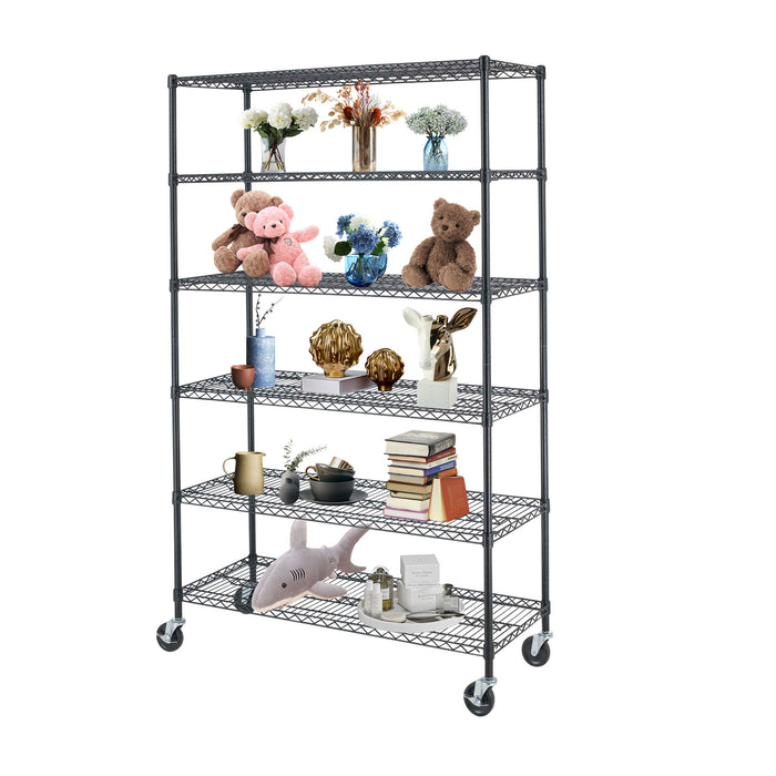 Wire Shelving Unit 6-shelf Large Storage Shelves