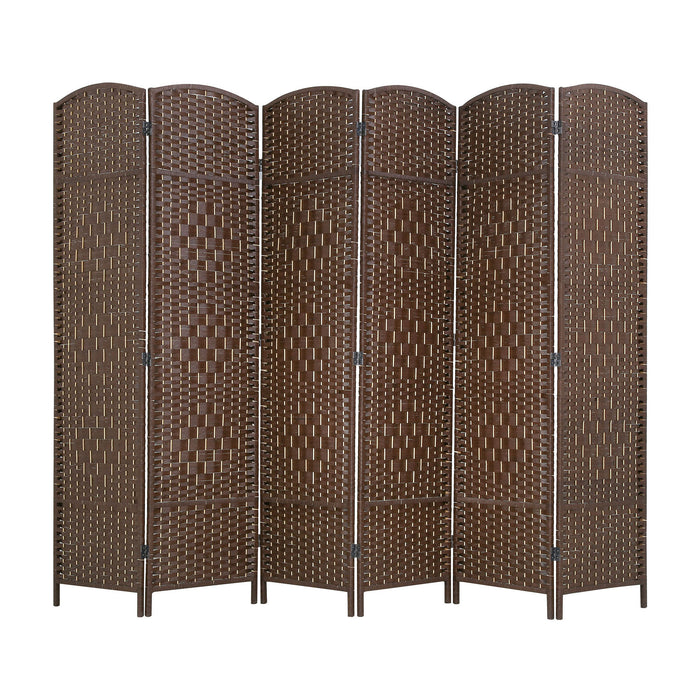 6 Panel Folding Privacy Room Divider