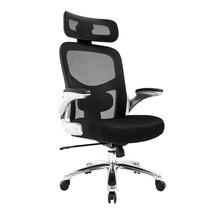 Executive Lumbar Support Flip UP Desk Chair