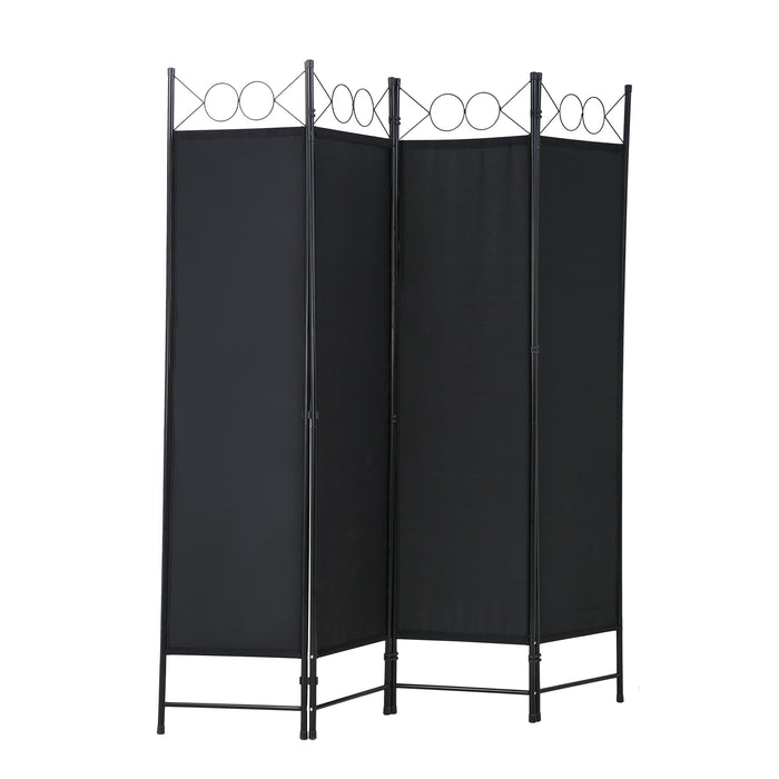 4 Panel Freestanding Partition Divider  Room Separation