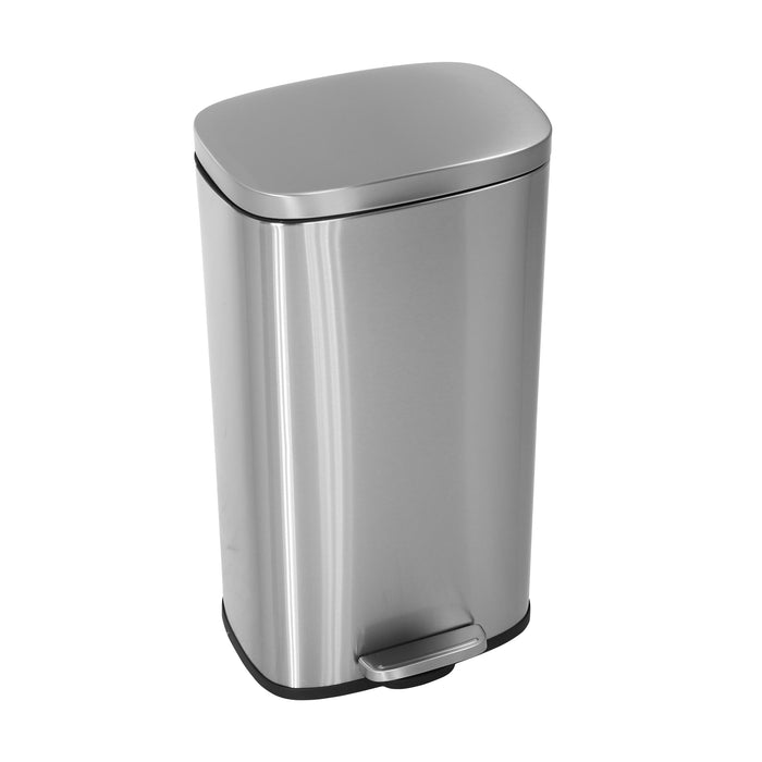 Fingerprint Proof Stainless Steel Kitchen Garbage Can