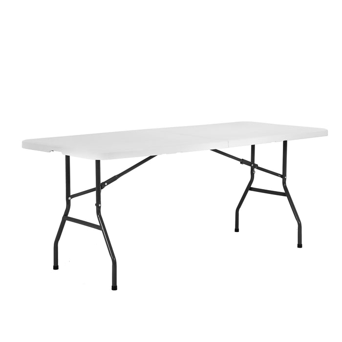 Plastic 6ft Folding Table for Parties  Backyard  Events