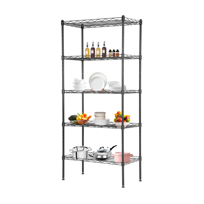 Adjustable Metal Shelf Shelving Unit Storage Small Places