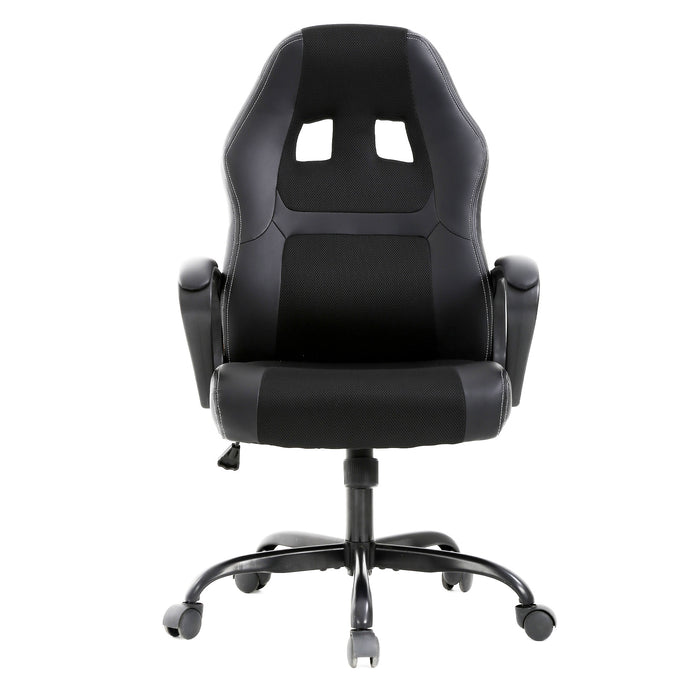 High Back Leather Racing Lumbar Support Gaming Chair