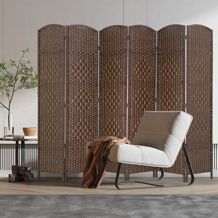 6 Panel Folding Privacy Room Divider