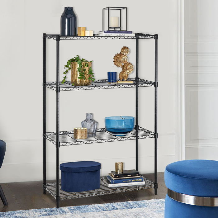 4 Tier Shelving Metal Large Storage Shelves
