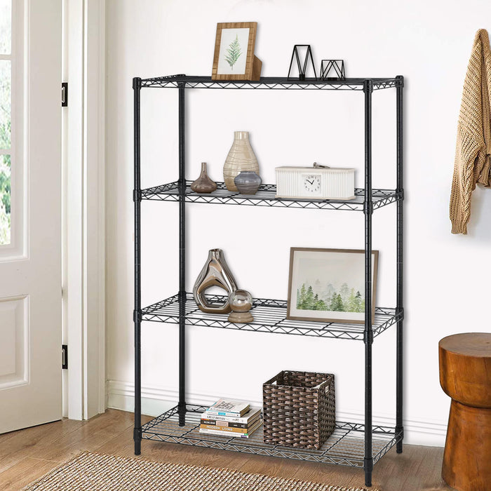 4 Tier Shelving Metal Large Storage Shelves