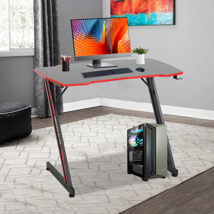 Z Shaped Workstation Ergonomic Table