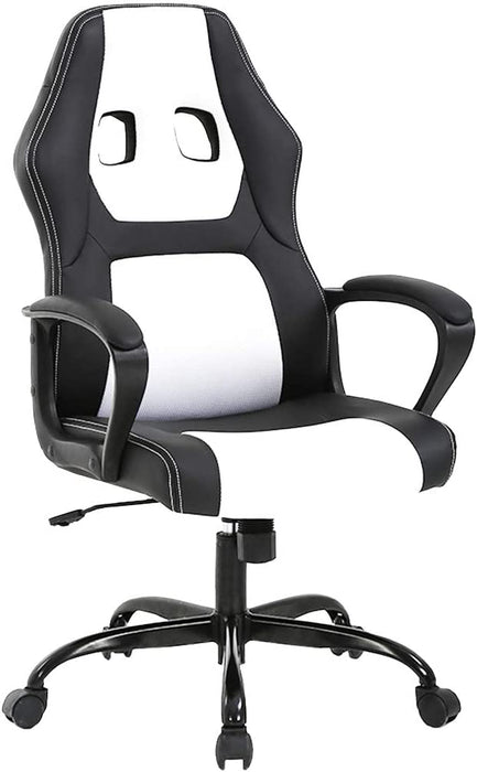 High Back Leather Racing Lumbar Support Gaming Chair