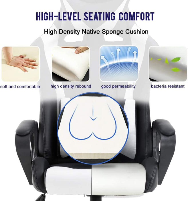 High-Back Ergonomic Executive Swivel  Gaming Chair 6 Colors