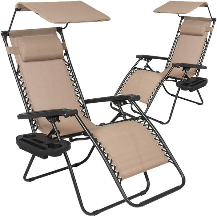 Zero Gravity Chair Patio Chairs Lounge Chair 2 Pack Recliner