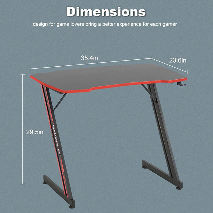 Z Shaped Workstation Ergonomic Table