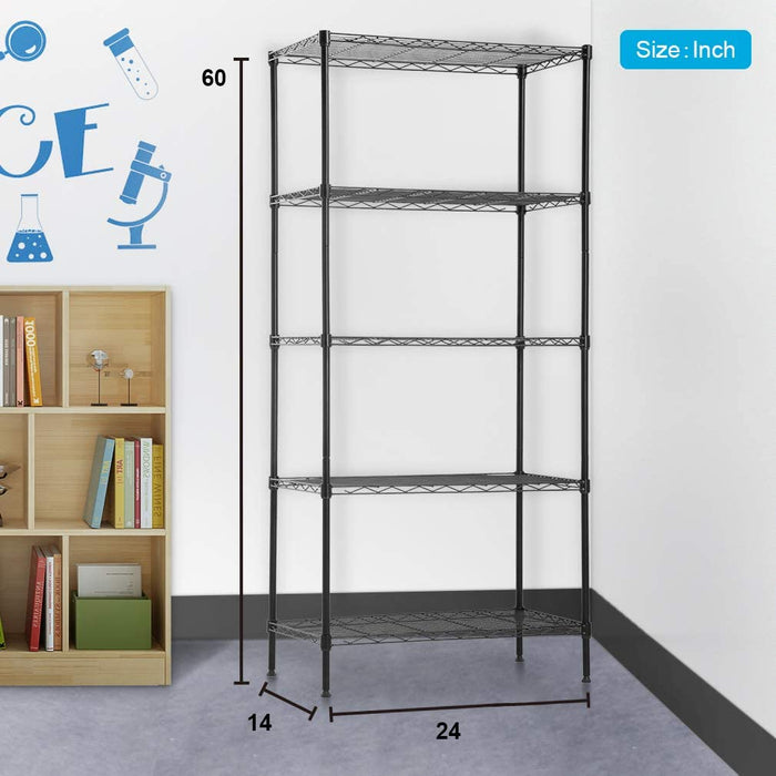 Wire Shelving Unit Metal Shelf Organizer Heavy Duty Storage