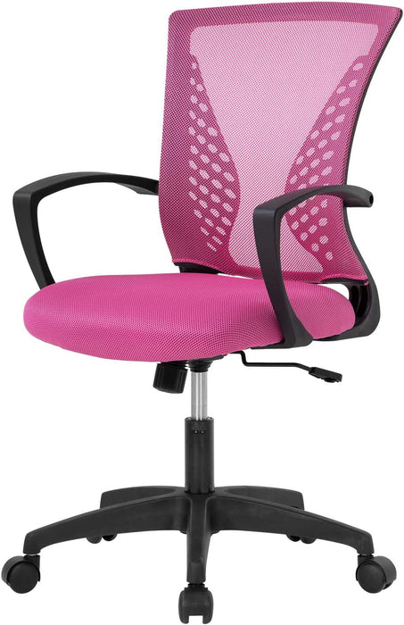 Swivel Lumbar Support Adjustable Ergonomic Mesh Chair 7 Colors