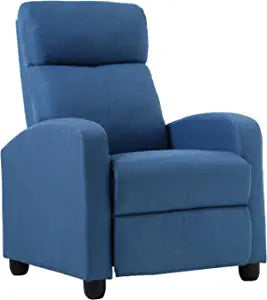 Recliner Chair for Living Room with Fabric Padded Seat Backrest