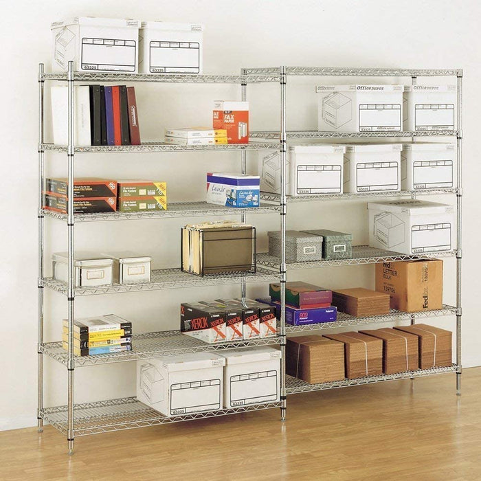 Wire Shelving Unit 6-shelf Large Storage Shelves