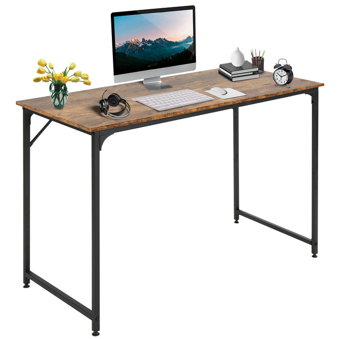 Computer Desk 47 inch Study Writing Table,Workstation Adjustable feet,Gaming Desk Modern Furniture for Home Office