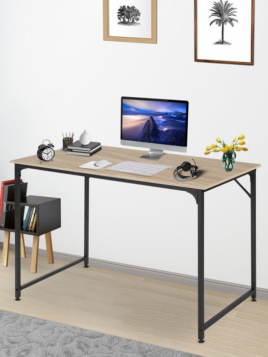 Computer Desk 47 inch Study Writing Table,Workstation Adjustable feet,Gaming Desk Modern Furniture for Home Office