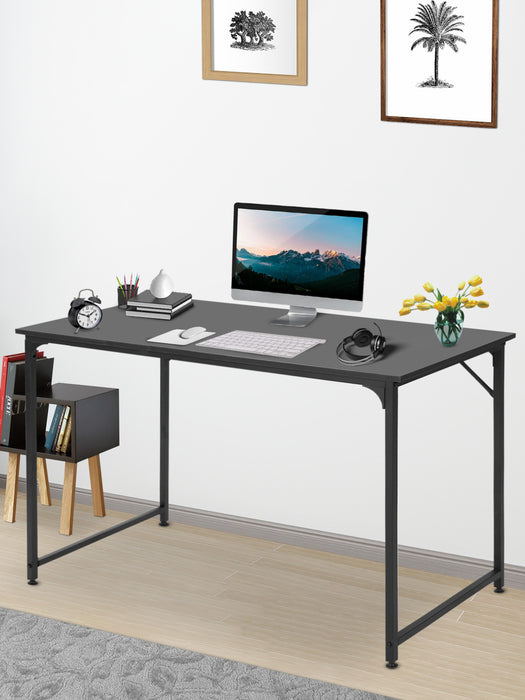 Computer Desk 47 inch Study Writing Table,Workstation Adjustable feet,Gaming Desk Modern Furniture for Home Office