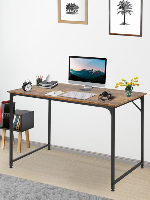 Computer Desk 47 inch Study Writing Table,Workstation Adjustable feet,Gaming Desk Modern Furniture for Home Office