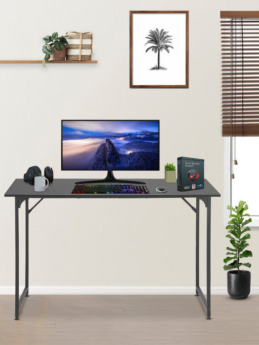 Computer Desk 47 inch Study Writing Table,Workstation Adjustable feet,Gaming Desk Modern Furniture for Home Office