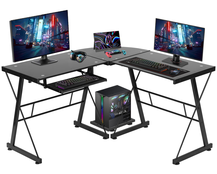 L-Shaped Gaming Desk Study Writing Desk Computer Desk
