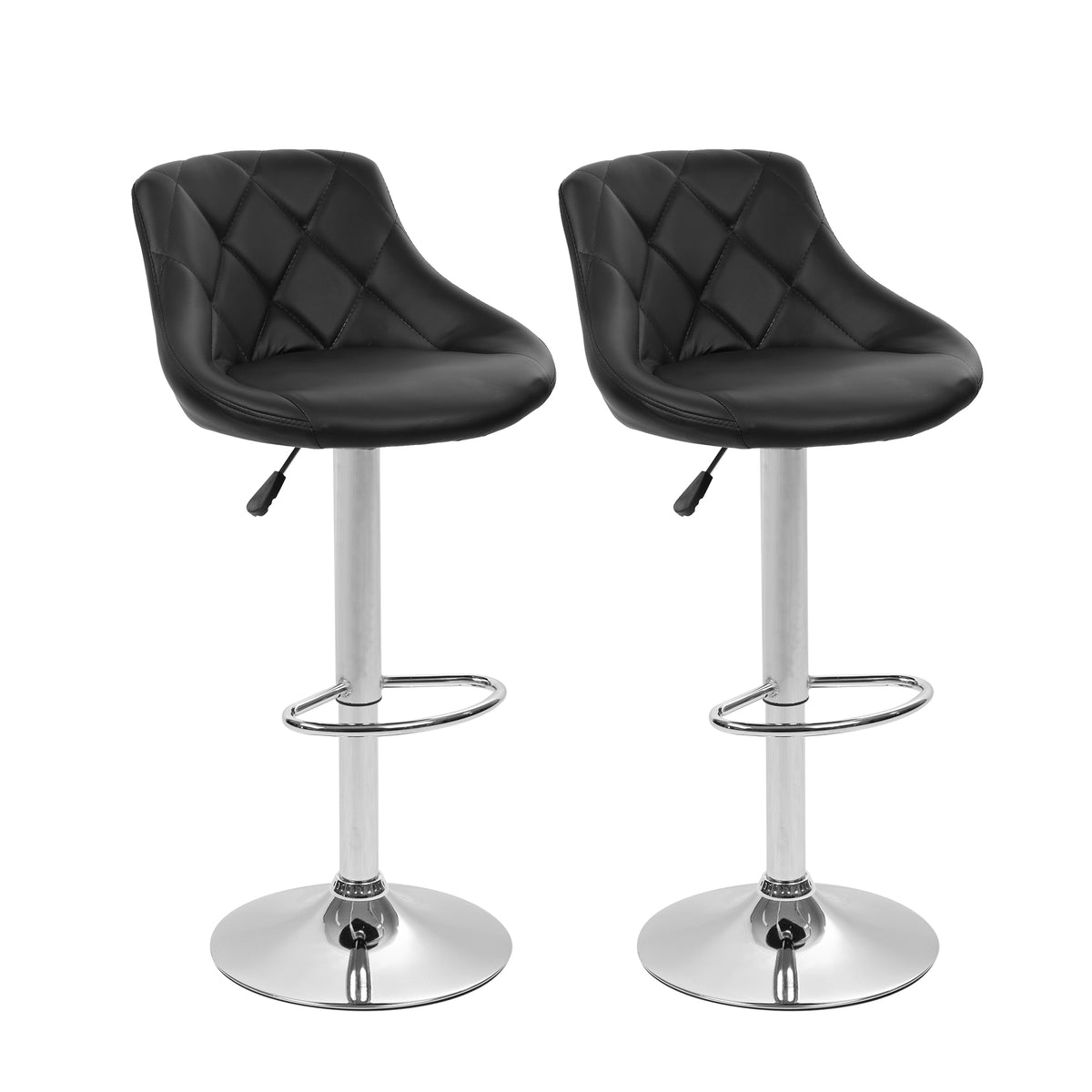 Counter Height Swivel Bar Stools Set of 2 — BestOffice