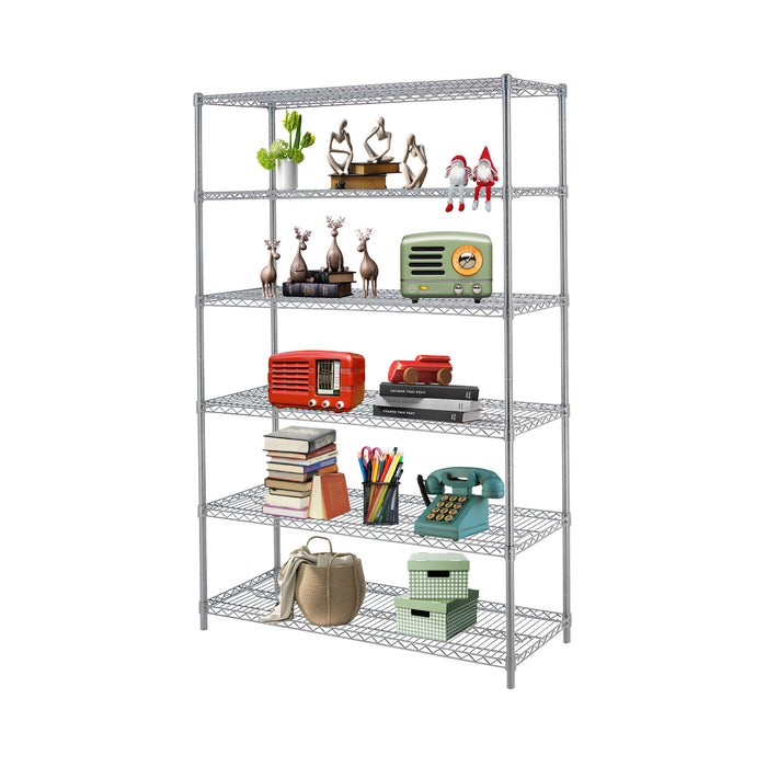 Wire Shelving Unit 6-shelf Large Storage Shelves