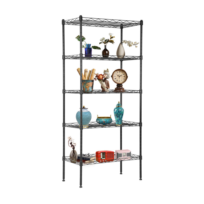 Adjustable Metal Shelf Shelving Unit Storage Small Places