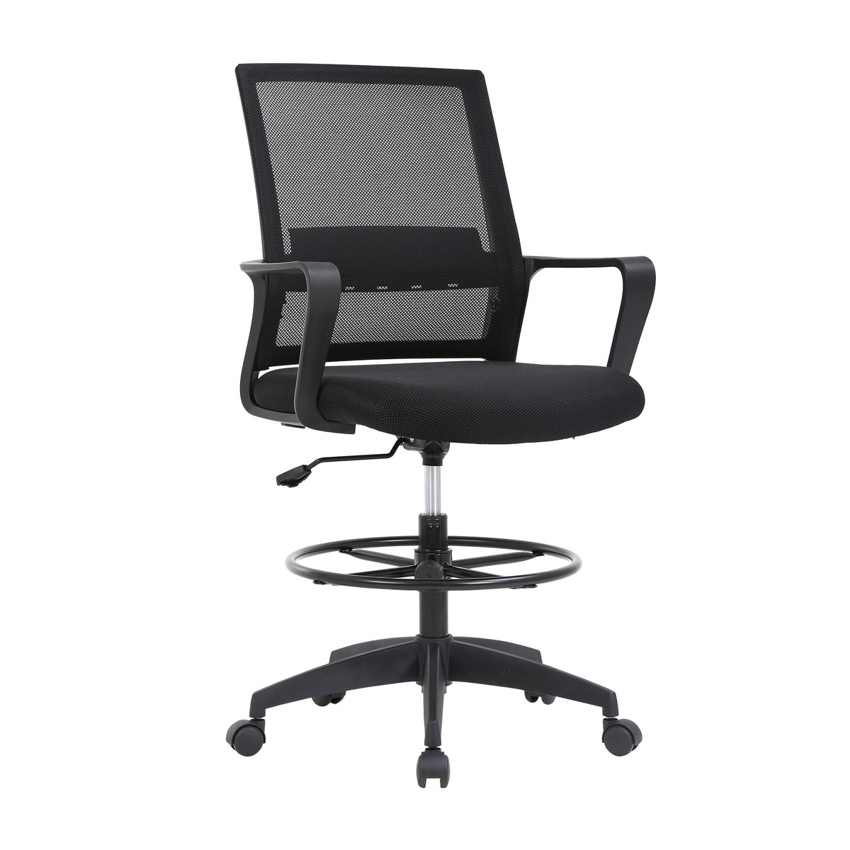 BestOffice Executive Chair with Lumbar Support & Swivel, 250 lb. Capacity,  Black 