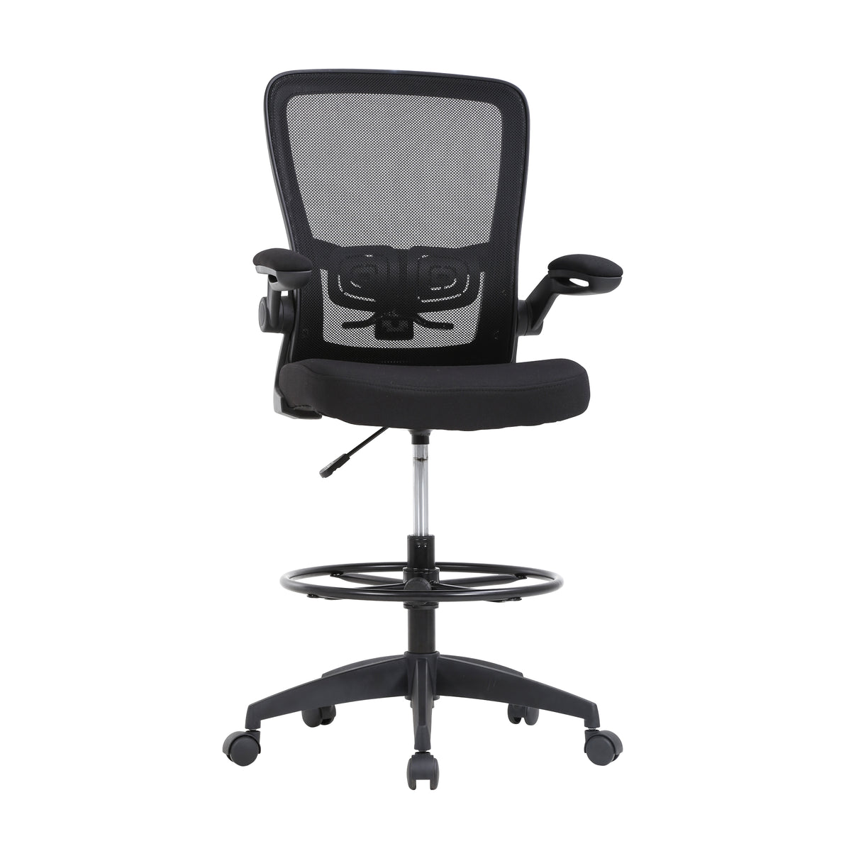 Ergonomic Mesh Drafting Chair - Serena Adjustable, Breathable Mesh