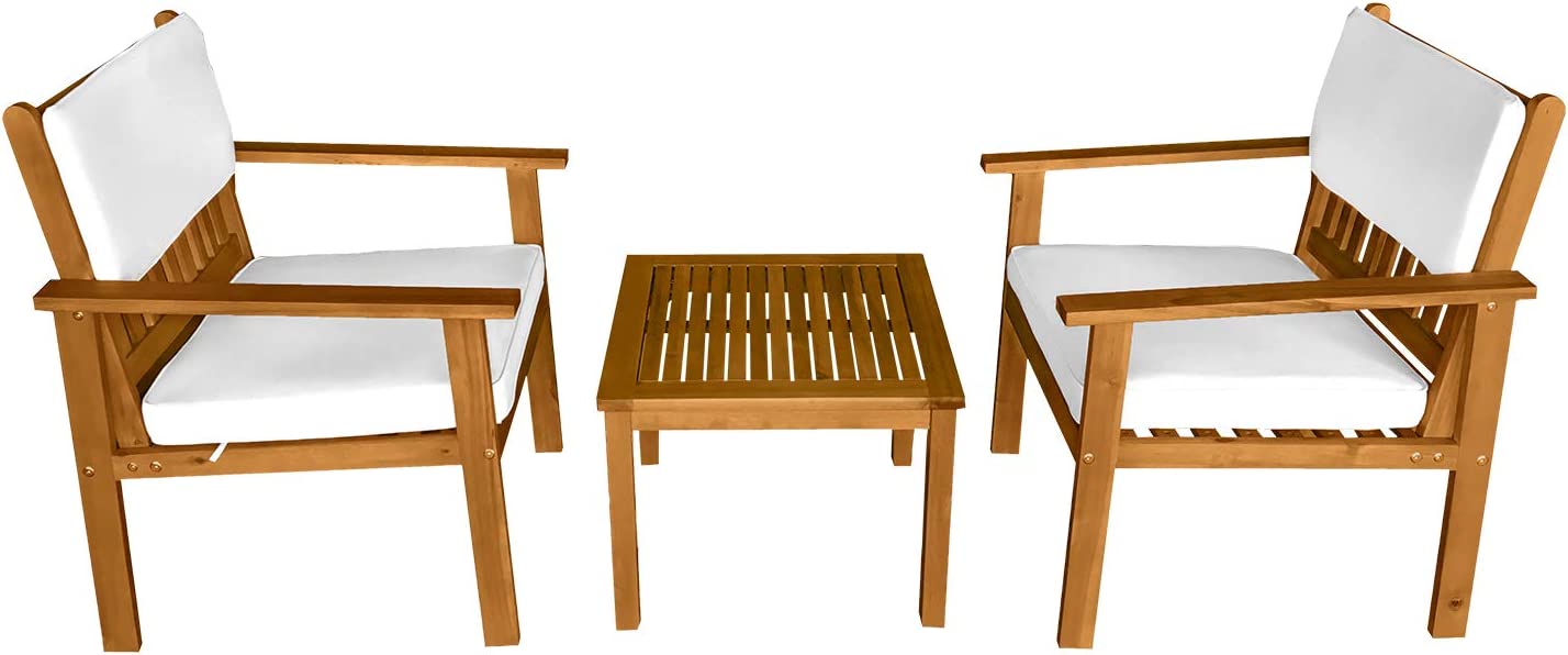 3-Piece Patio Bistro Set Patio Furniture Outdoor Table Chair Set