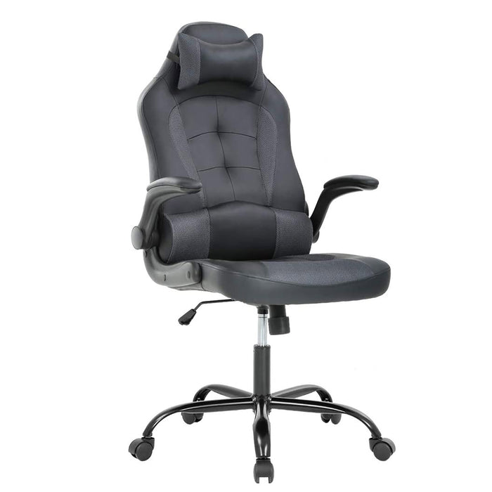 BestOffice Office Chair Gaming Chair Desk Chair Ergonomic Racing Style Executive Chair with Lumbar Support Adjustable Stool Swivel Rolling Computer