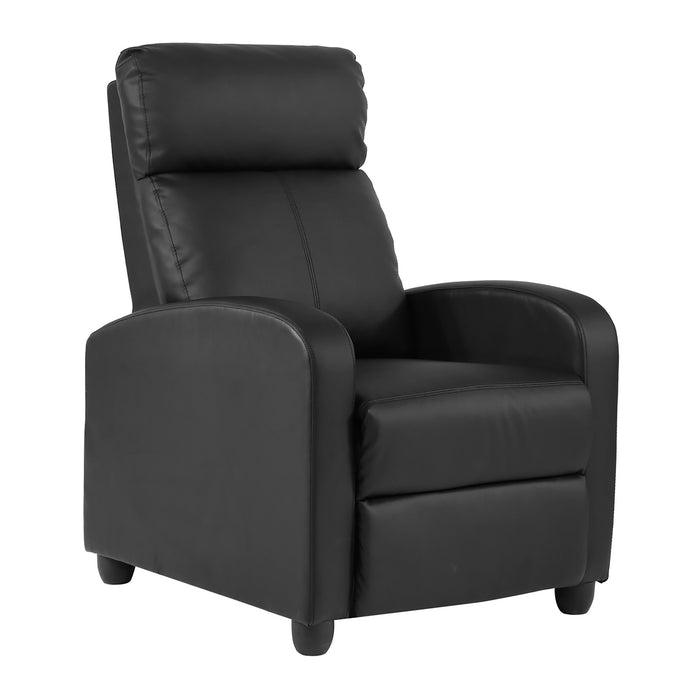 Massage Recliner Chair, Fabric Recliner Sofa Home Theater Seating with  Lumbar Support Winback Single Sofa Armchair Reclining Chair Easy Lounge for