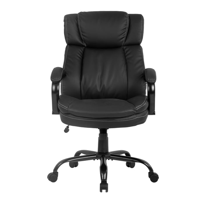 Adjustable Rolling Swivel PU Leather Desk Chair