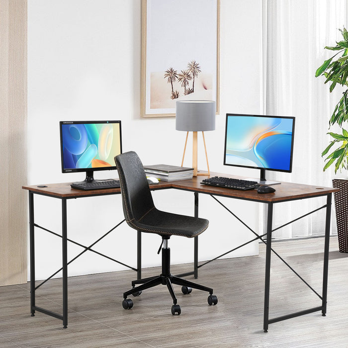 55‘’Computer L Shaped Office  Desk