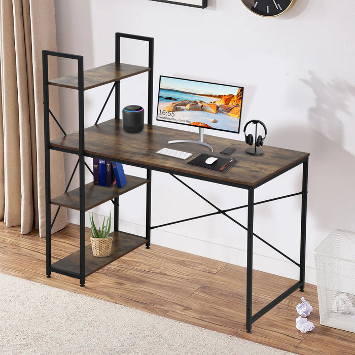 Simple Modern Bookshelf Office Desk