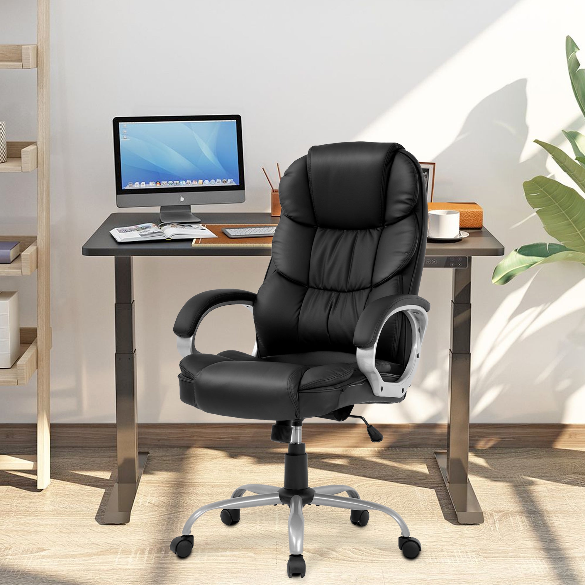 Computer High Back PU Leather Chair — BestOffice