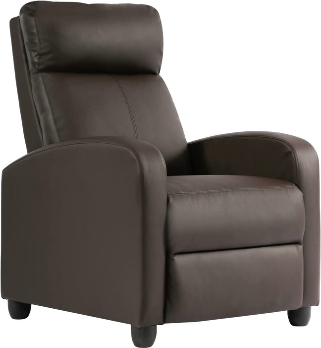 Recliner Chair Single Reclining Sofa with Padded Seat Backrest