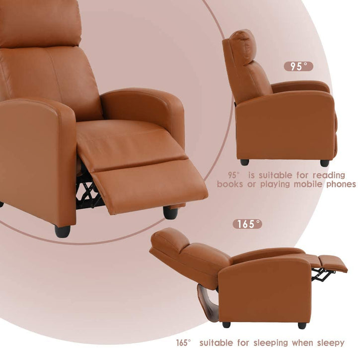 Recliner Chair for Living Room Reading Chair with Padded Seat Backrest