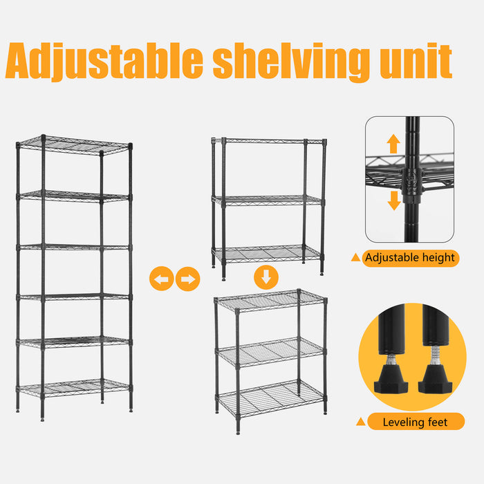Adjustable Wire Shelving Storage Shelves Heavy Duty Shelving