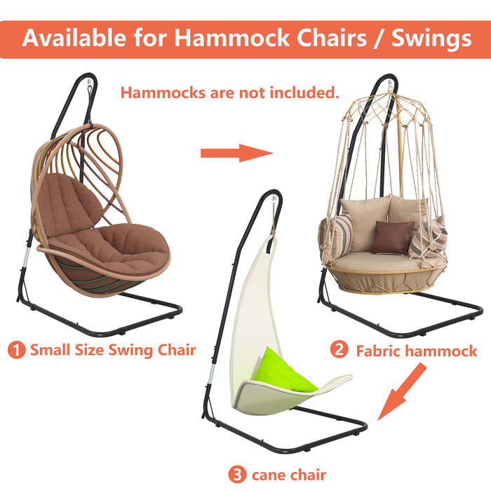 Outdoor Solid Steel Hammock Stand  Only for Hanging Hammock