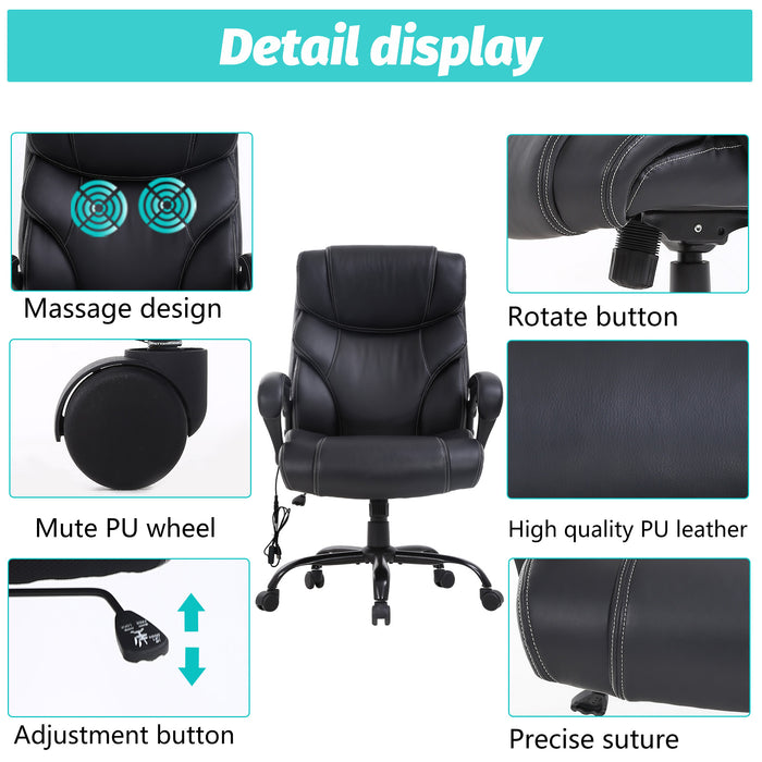 Heavy Duty Metal Base Massage Desk Chair
