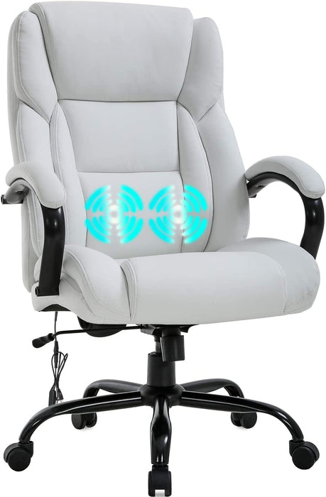 BestOffice Home Office Chair Ergonomic Desk Chair Mesh Computer Chair with Lumbar  Support Armrest Executive Rolling Swivel Adjustable Mid Back Task Chair for  Women Adults (White)