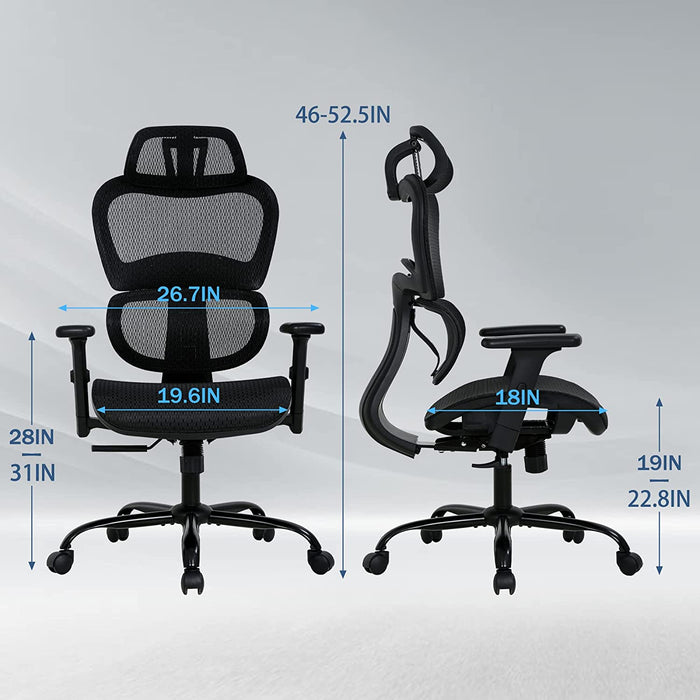 Ergonomic Office Chair, High Back Adjustable Computer Desk Chair