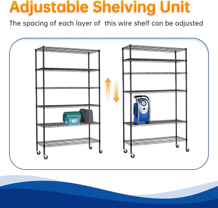 Adjustable Layer Metal Storage Shelves