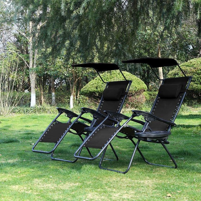 Zero Gravity Chair Patio Chairs Lounge Chair 2 Pack Recliner