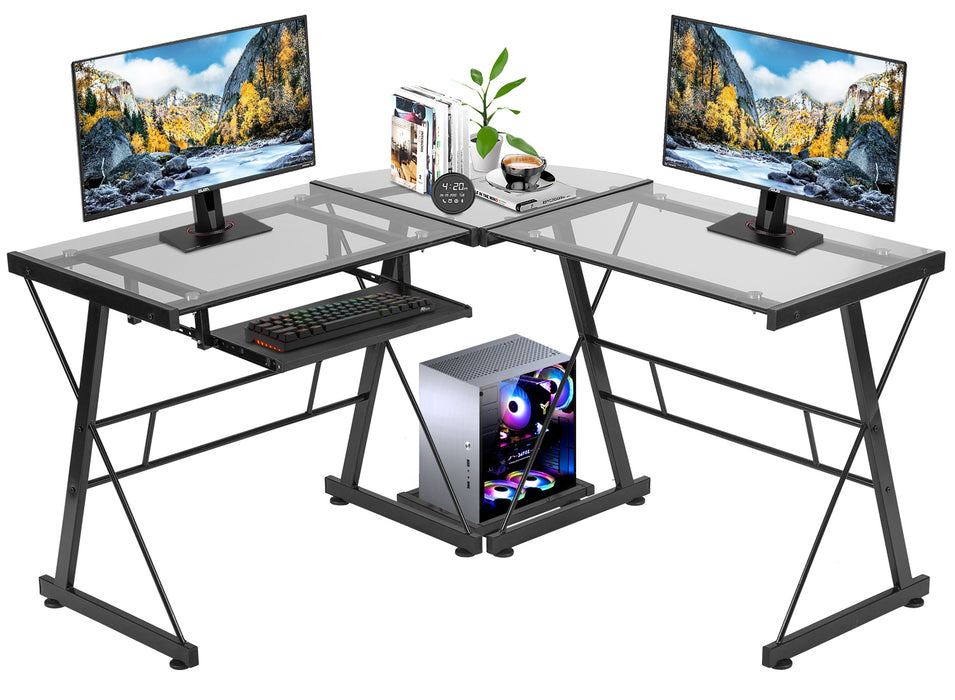 L-Shaped Gaming Desk Study Writing Desk Computer Desk